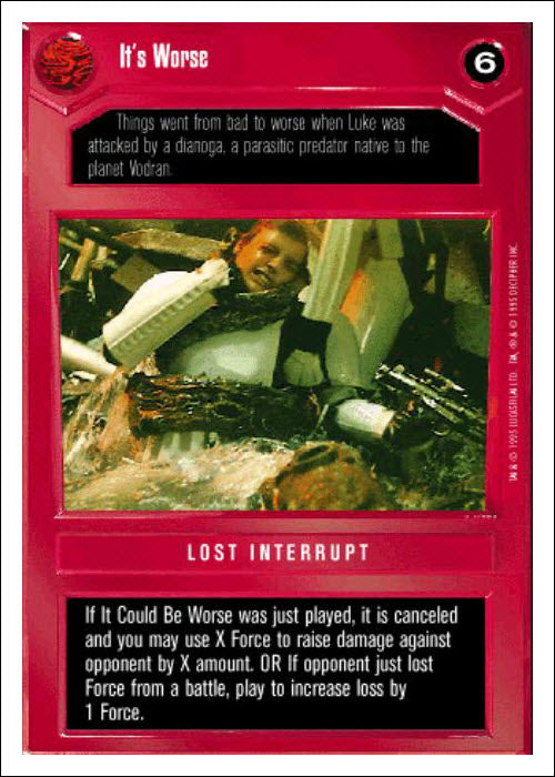 Star Wars CCG | It's Worse - Premiere WB | The Nerd Merchant