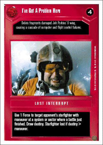 Star Wars CCG | I've Got A Problem Here - Premiere WB | The Nerd Merchant
