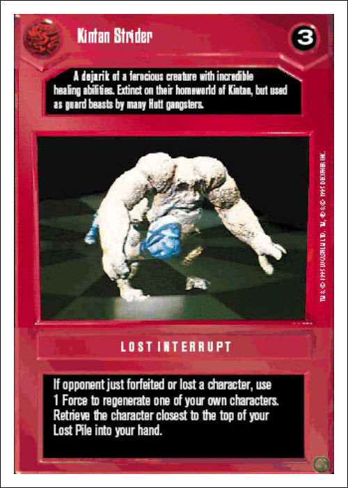 Star Wars CCG | Kintan Strider - Premiere WB | The Nerd Merchant