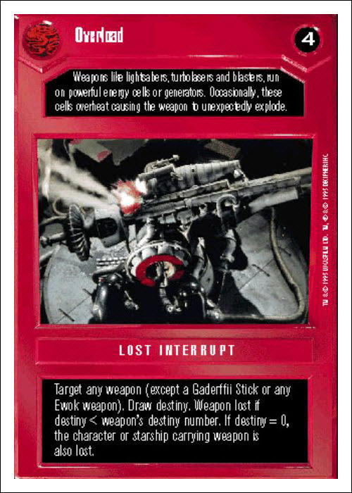 Star Wars CCG | Overload - Premiere WB | The Nerd Merchant
