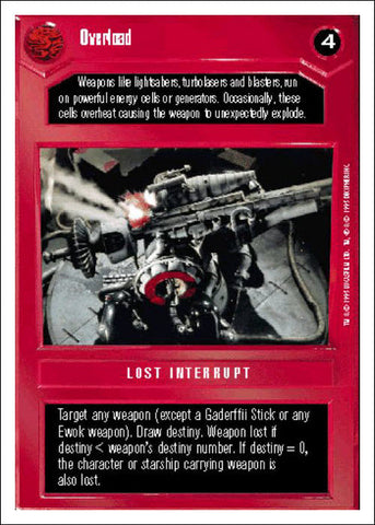 Star Wars CCG | Overload - Premiere WB | The Nerd Merchant