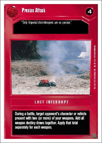 Star Wars CCG | Precise Attack - Premiere WB | The Nerd Merchant
