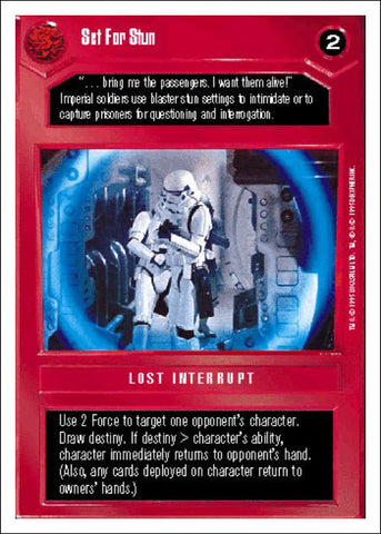 Star Wars CCG | Set For Stun - Premiere WB | The Nerd Merchant