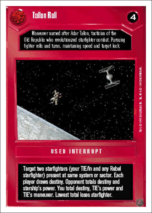 Star Wars CCG | Tallon Roll - Premiere WB | The Nerd Merchant