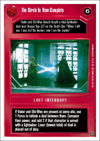 Star Wars CCG | The Circle Is Now Complete - Premiere WB | The Nerd Merchant