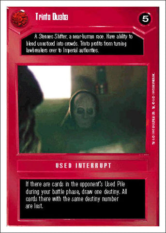 Star Wars CCG | Trinto Duaba - Premiere WB | The Nerd Merchant