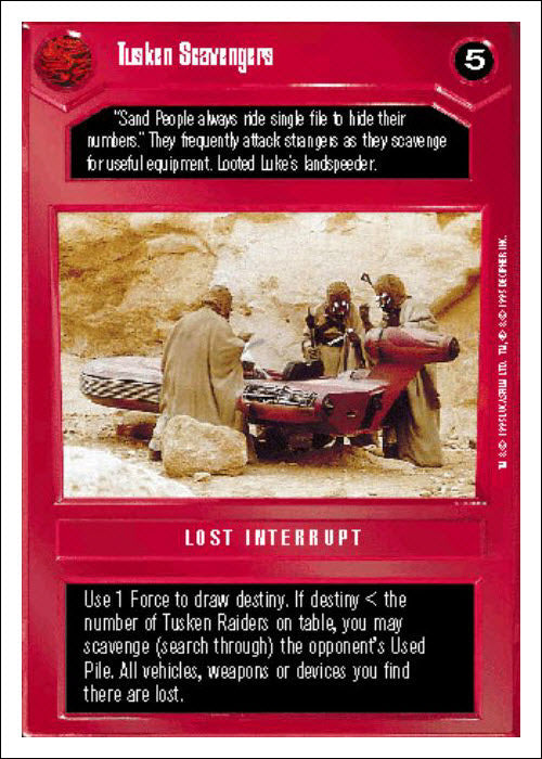 Star Wars CCG | Tusken Scavengers - Premiere WB | The Nerd Merchant