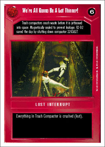 Star Wars CCG | We're All Gonna Be A Lot Thinner! - Premiere WB | The Nerd Merchant