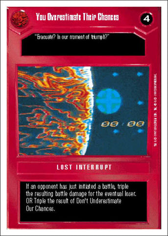 Star Wars CCG | You Overestimate Their Chances - Premiere WB | The Nerd Merchant