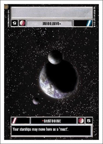 Star Wars CCG | Dantooine [Dark] - Premiere WB | The Nerd Merchant