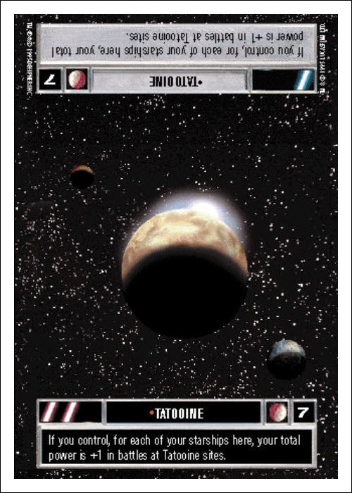 Star Wars CCG | Tatooine [Dark] - Premiere WB | The Nerd Merchant