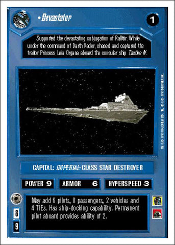 Star Wars CCG | Devastator - Premiere WB | The Nerd Merchant