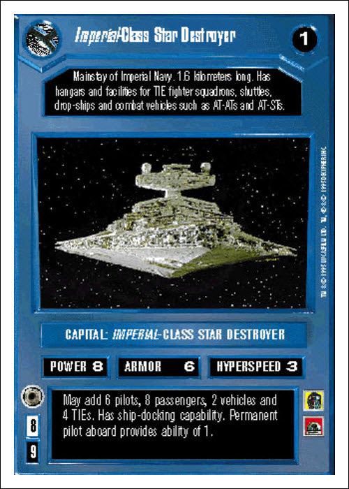 Star Wars CCG | Imperial-Class Star Destroyer - Premiere WB | The Nerd Merchant