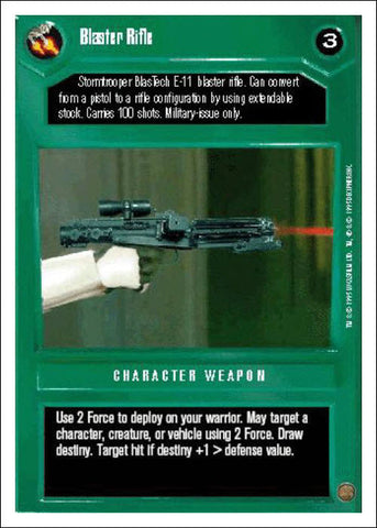 Star Wars CCG | Blaster Rifle [Dark] - Premiere WB | The Nerd Merchant