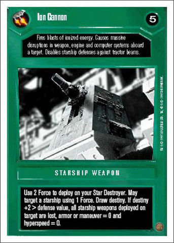 Star Wars CCG | Ion Cannon - Premiere WB | The Nerd Merchant