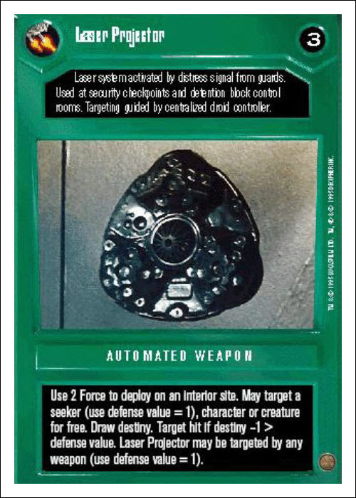 Star Wars CCG | Laser Projector - Premiere WB | The Nerd Merchant
