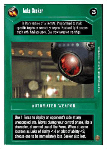 Star Wars CCG | Luke Seeker - Premiere WB | The Nerd Merchant
