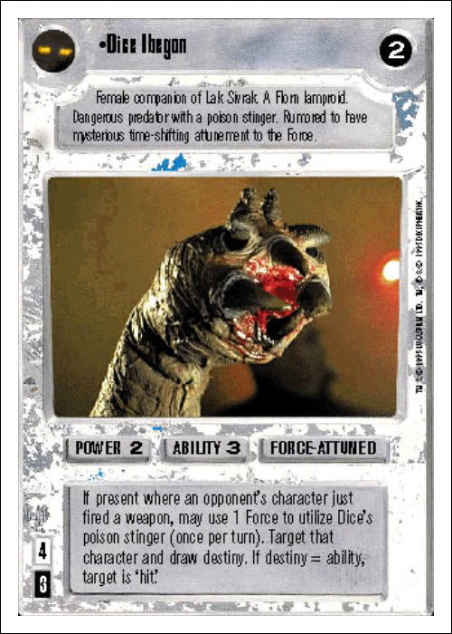 Star Wars CCG | Dice Ibegon - Premiere WB | The Nerd Merchant