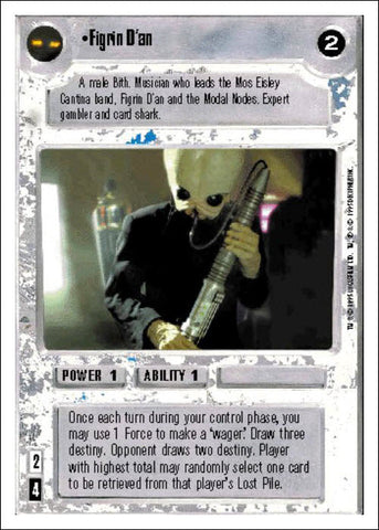 Star Wars CCG | Figrin D'an - Premiere WB | The Nerd Merchant