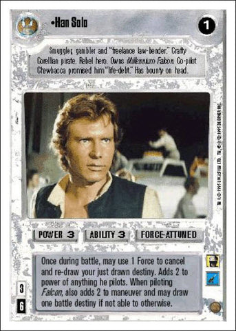 Star Wars CCG | Han Solo - Premiere WB | The Nerd Merchant