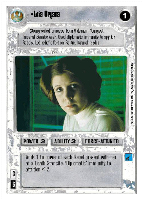 Star Wars CCG | Leia Organa - Premiere WB | The Nerd Merchant