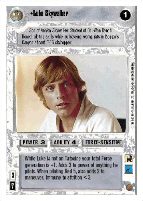 Star Wars CCG | Luke Skywalker - Premiere WB | The Nerd Merchant
