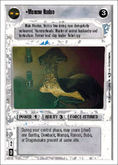 Star Wars CCG | Momaw Nadon - Premiere WB | The Nerd Merchant