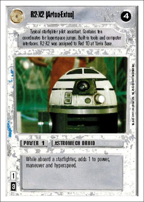 Star Wars CCG | R2-X2 (Artoo-Extoo) - Premiere WB | The Nerd Merchant