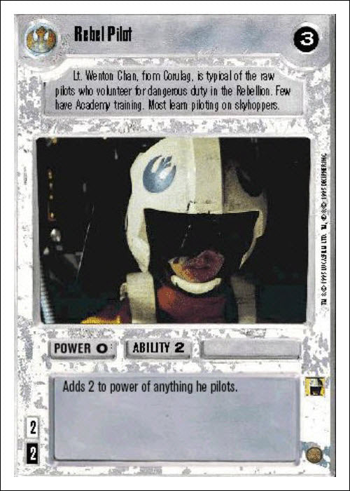 Star Wars CCG | Rebel Pilot - Premiere WB | The Nerd Merchant