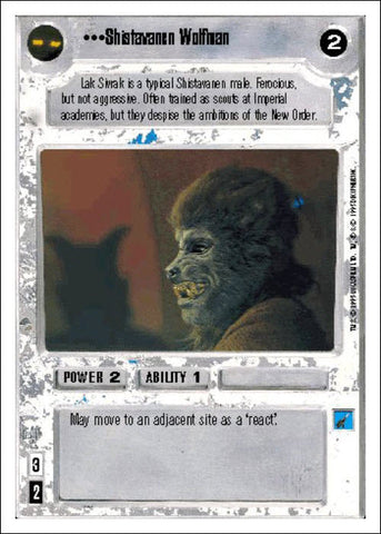 Star Wars CCG | Shistavanen Wolfman - Premiere WB | The Nerd Merchant