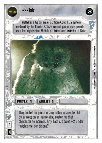 Star Wars CCG | Talz - Premiere WB | The Nerd Merchant