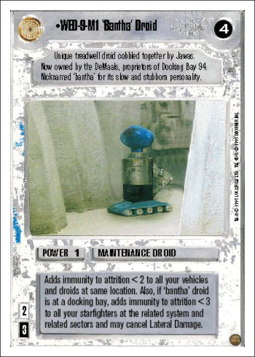 Star Wars CCG | WED-9-M1 'Bantha' Droid - Premiere WB | The Nerd Merchant