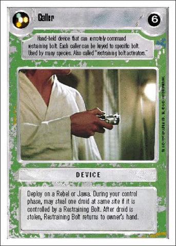 Star Wars CCG | Caller [Light] - Premiere WB | The Nerd Merchant
