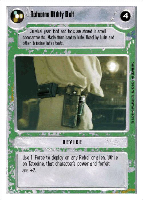 Star Wars CCG | Tatooine Utility Belt - Premiere WB | The Nerd Merchant