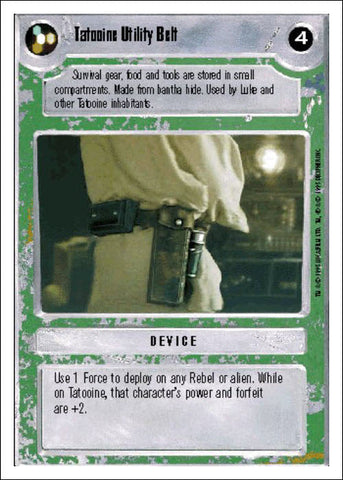 Star Wars CCG | Tatooine Utility Belt - Premiere WB | The Nerd Merchant