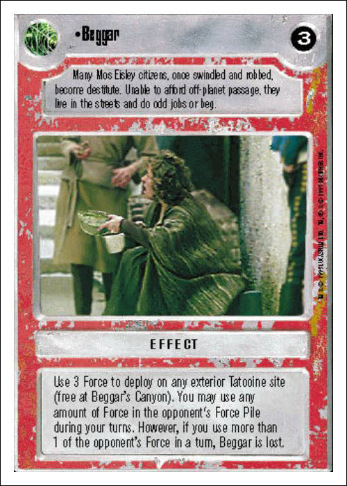 Star Wars CCG | Beggar - Premiere WB | The Nerd Merchant