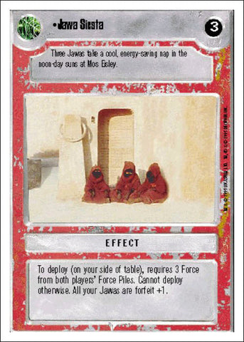 Star Wars CCG | Jawa Siesta - Premiere WB | The Nerd Merchant