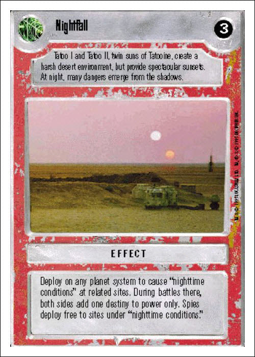 Star Wars CCG | Nightfall - Premiere WB | The Nerd Merchant