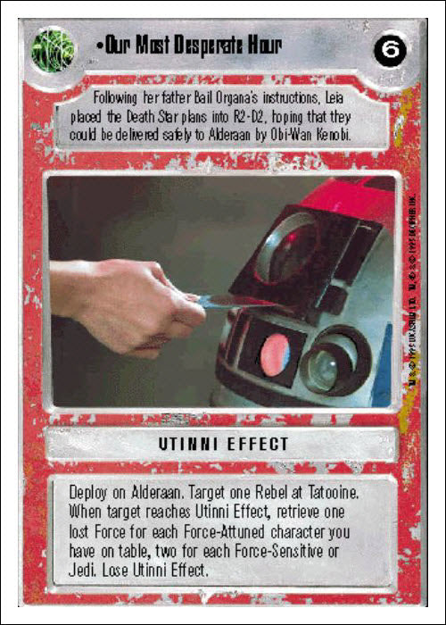 Star Wars CCG | Our Most Desperate Hour - Premiere WB | The Nerd Merchant