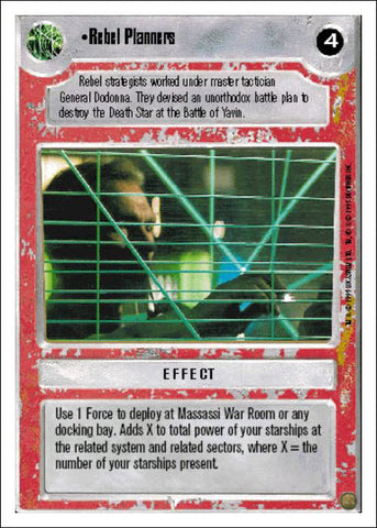 Star Wars CCG | Rebel Planners - Premiere WB | The Nerd Merchant