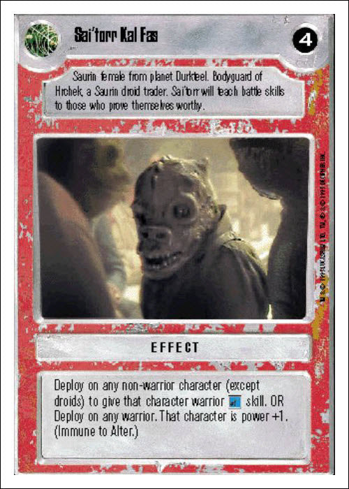 Star Wars CCG | Sai'torr Kal Fas - Premiere WB | The Nerd Merchant