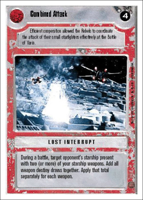 Star Wars CCG | Combined Attack - Premiere WB | The Nerd Merchant