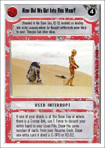 Star Wars CCG | How Did We Get Into This Mess? - Premiere WB | The Nerd Merchant