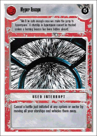 Star Wars CCG | Hyper Escape - Premiere WB | The Nerd Merchant