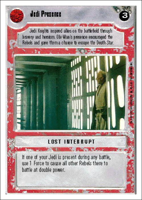 Star Wars CCG | Jedi Presence - Premiere WB | The Nerd Merchant