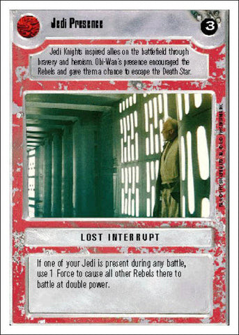 Star Wars CCG | Jedi Presence - Premiere WB | The Nerd Merchant