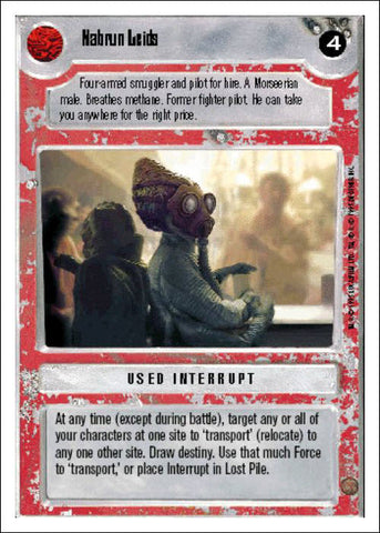 Star Wars CCG | Nabrun Leids - Premiere WB | The Nerd Merchant