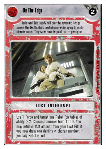 Star Wars CCG | On The Edge - Premiere WB | The Nerd Merchant