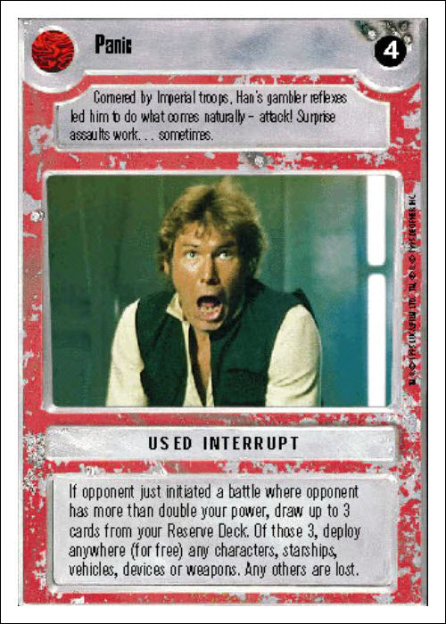 Star Wars CCG | Panic - Premiere WB | The Nerd Merchant