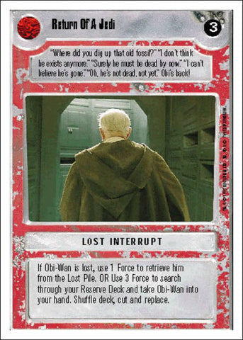 Star Wars CCG | Return Of A Jedi - Premiere WB | The Nerd Merchant